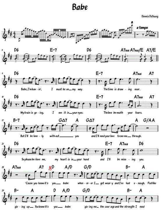 Sheet Music