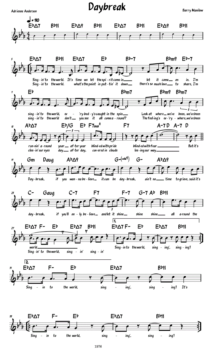 Sheet Music