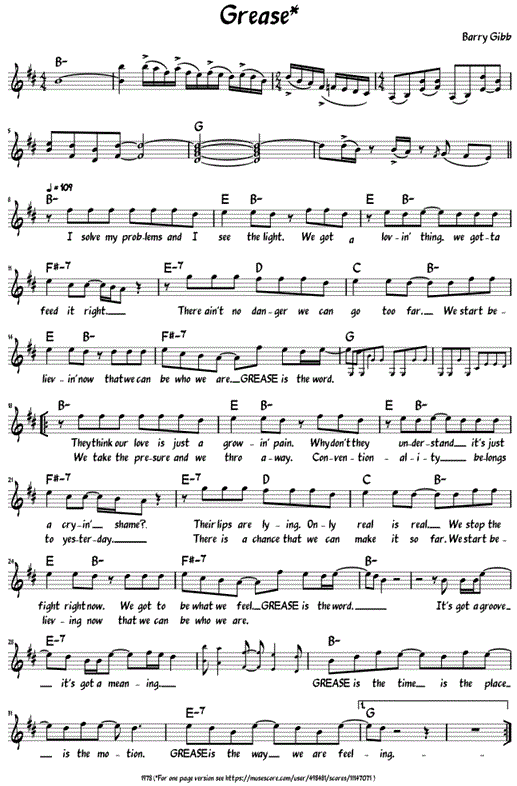 Sheet Music