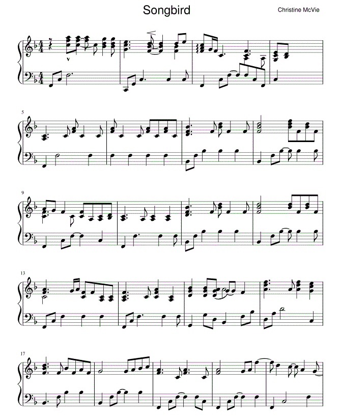 Sheet Music