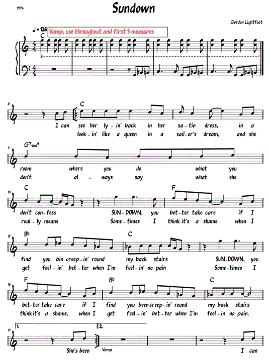 Sheet Music