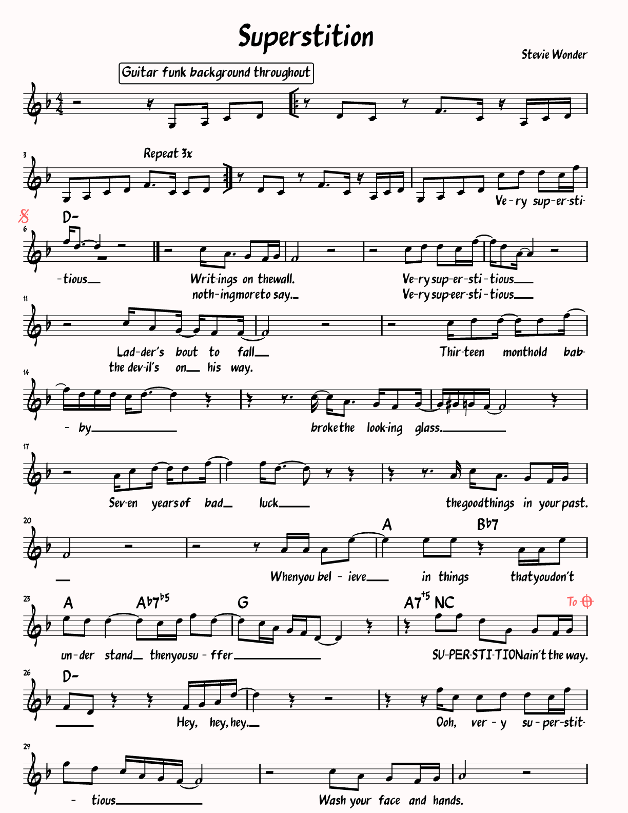 Sheet Music
