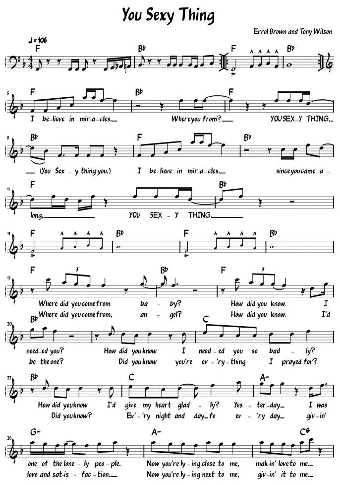 Sheet Music