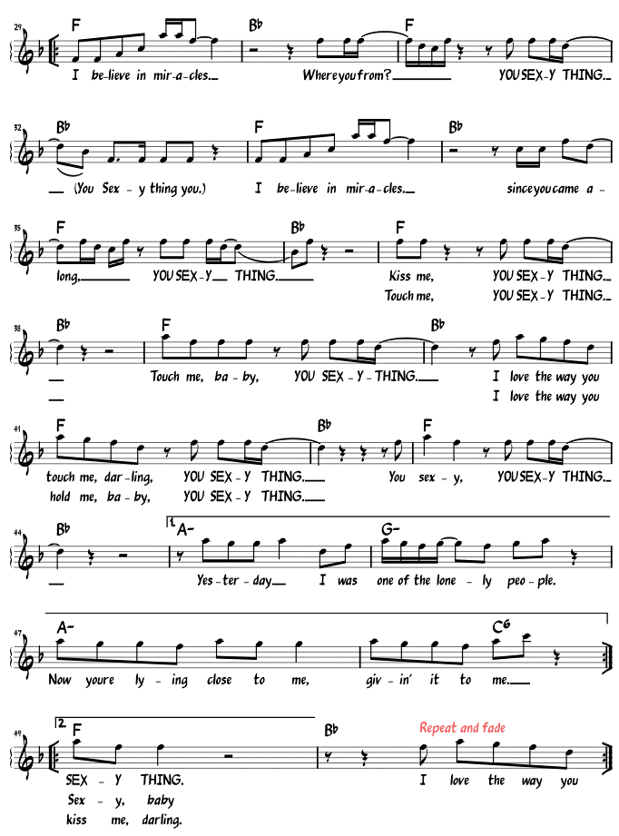 Sheet Music